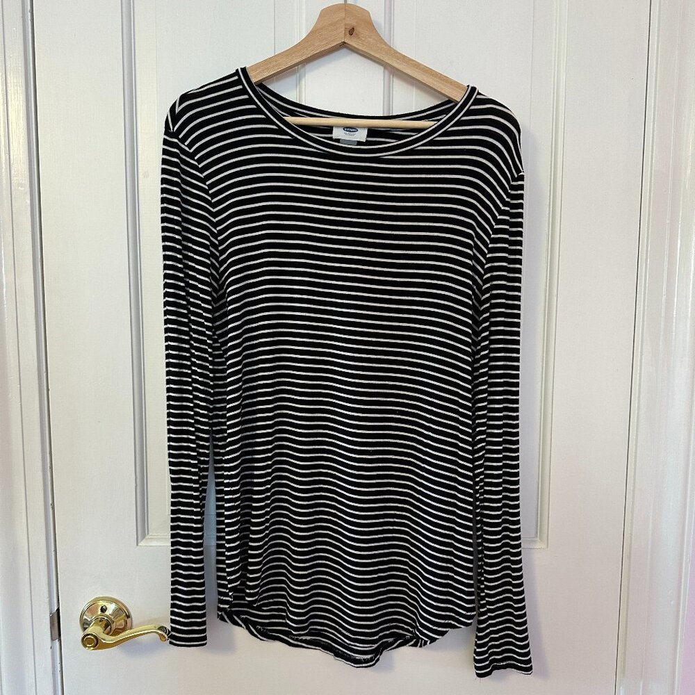Old Navy Long Sleeved Stripe Soft Tee